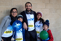 Vitalis family took part in the Sutherland walk